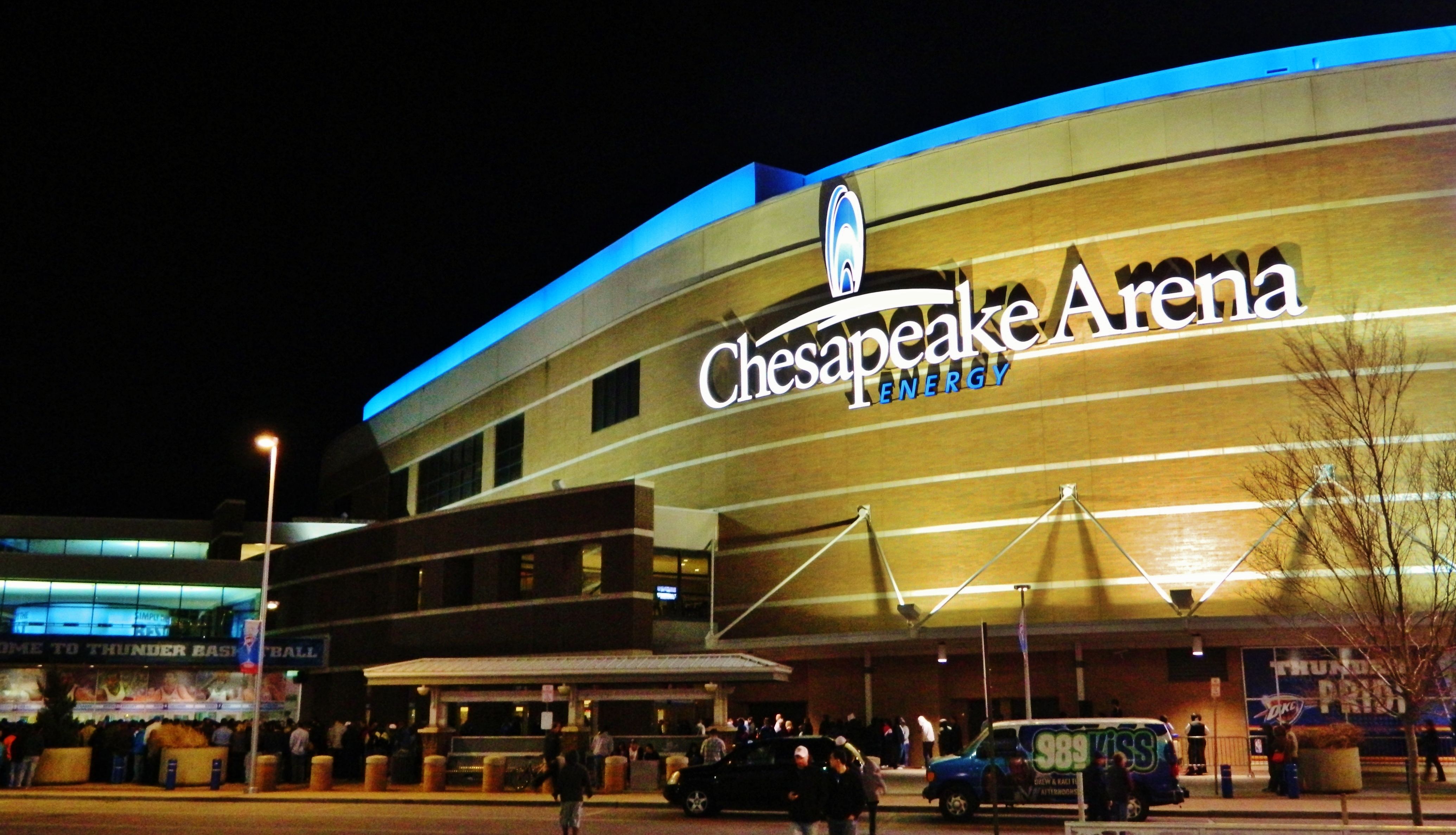 chesapeake arena thunder nba