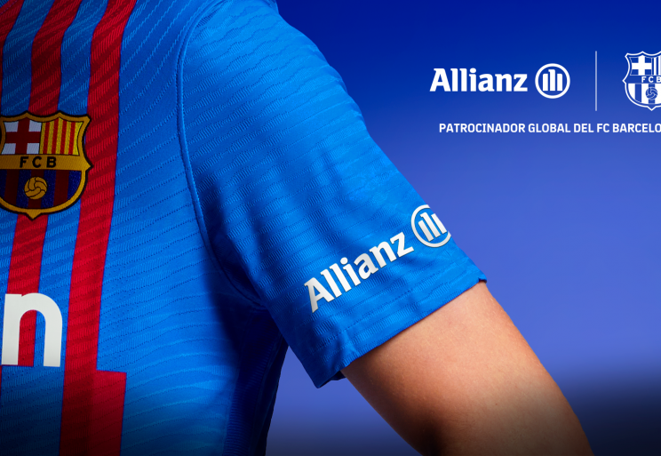 El Barça eleva a nivel global el patrocinio de Allianz y...