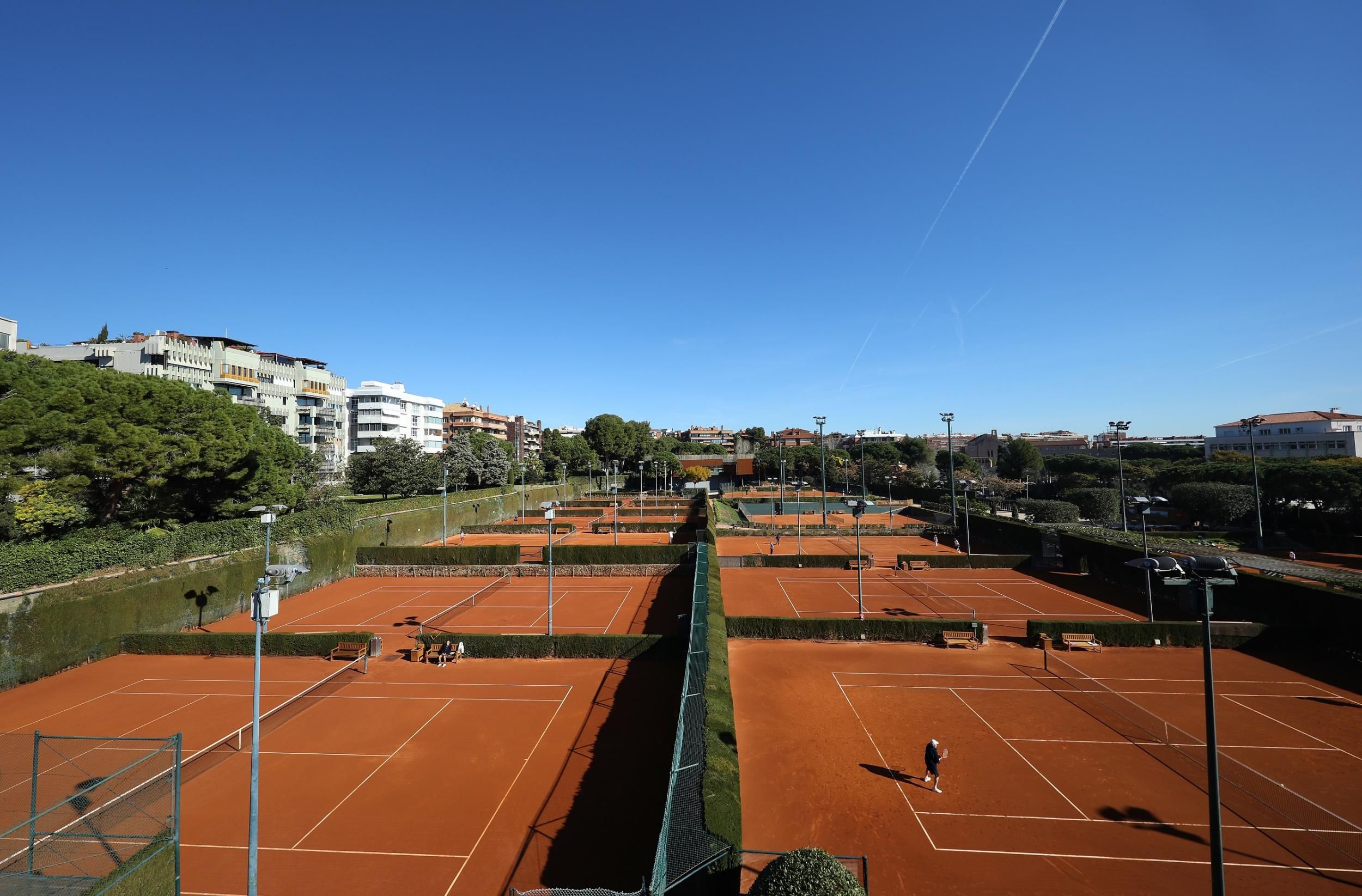 real club tenis barcelona pistas
