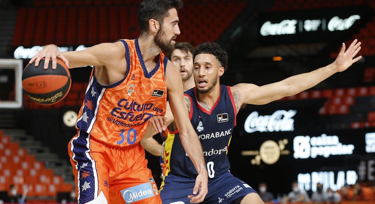 Valencia Basket y Morabanc Andorra. Fuente: ACB Photo. M. Polo