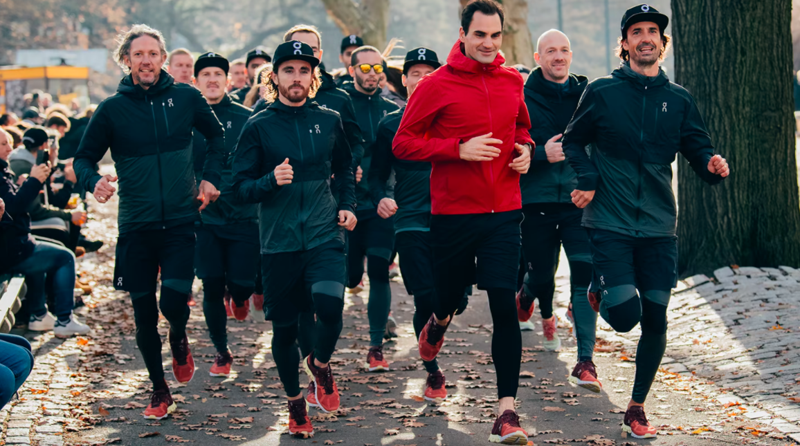 on running federer