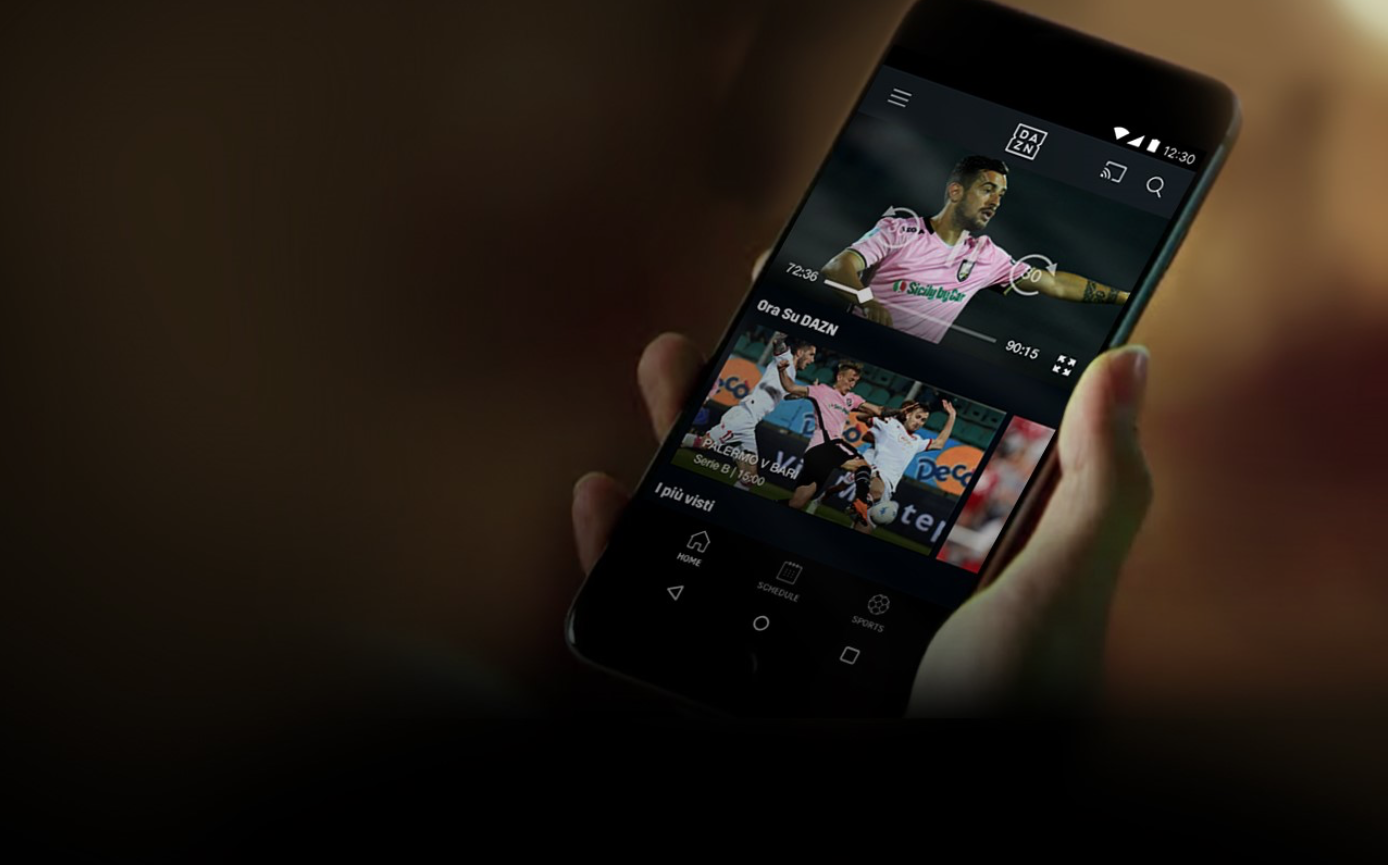 dazn ott smartphone 5G