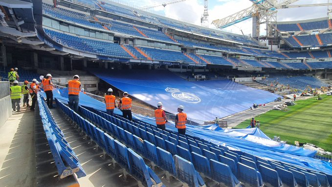 Real madrid obras bernabeu