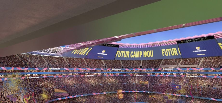 Así es el doble anillo de palcos VIP que se plantea para el nuevo Camp Nou. Así es el doble anillo de palcos VIP que se plantea para el nuevo Camp Nou.