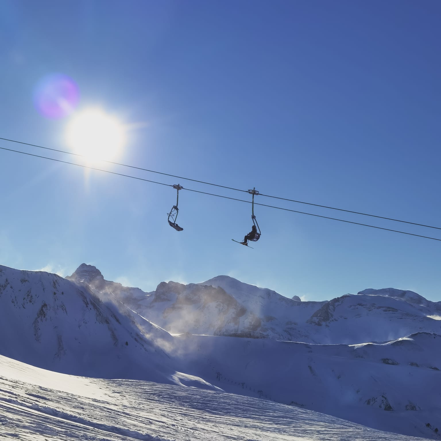 Astún Esquí Nieve telesilla