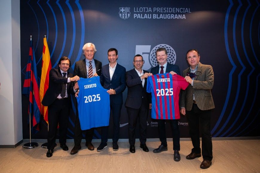 Barça Serveto secciones profesionales patrocinio 2021 2022
