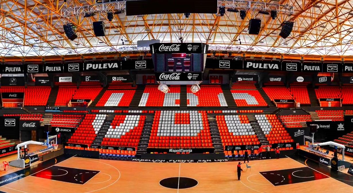 Font de San Luis, pista del Valencia Basket