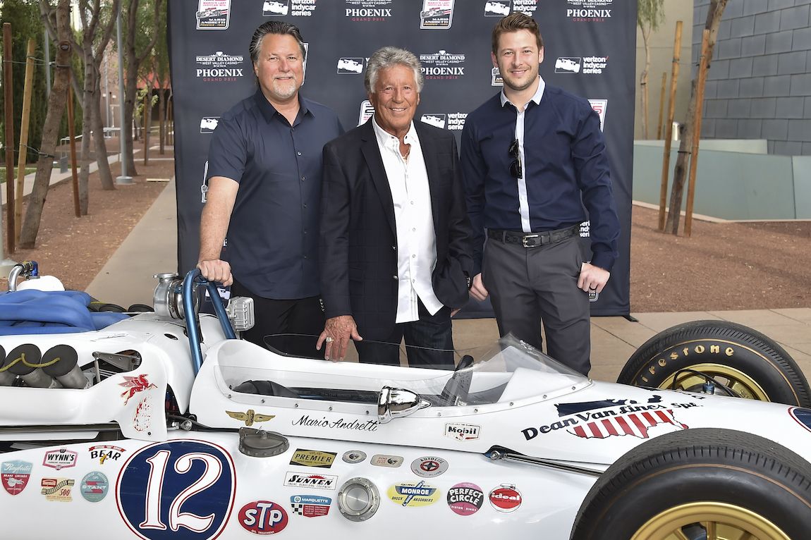 Mario y Michael Andretti