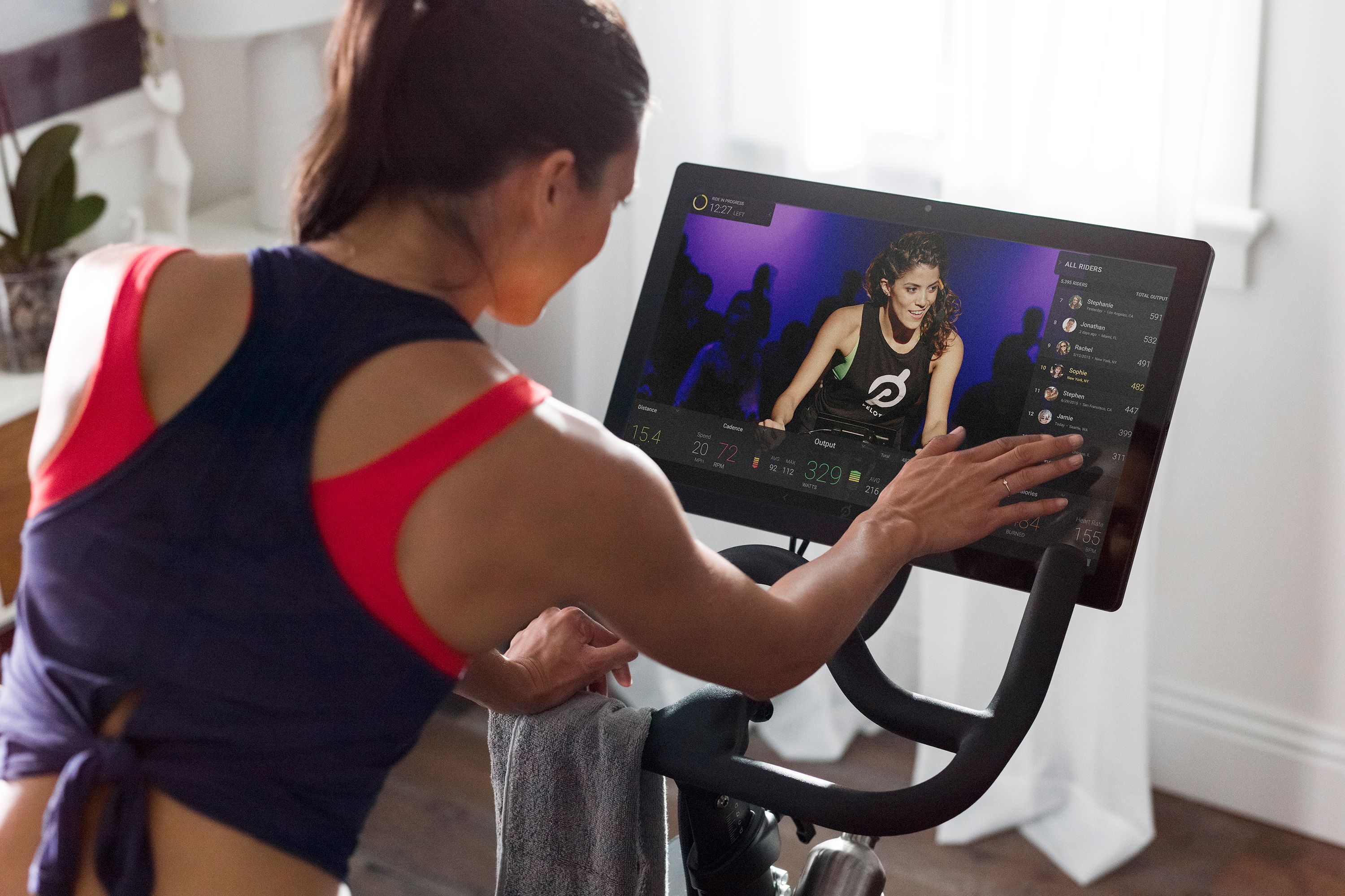 Peloton cycling