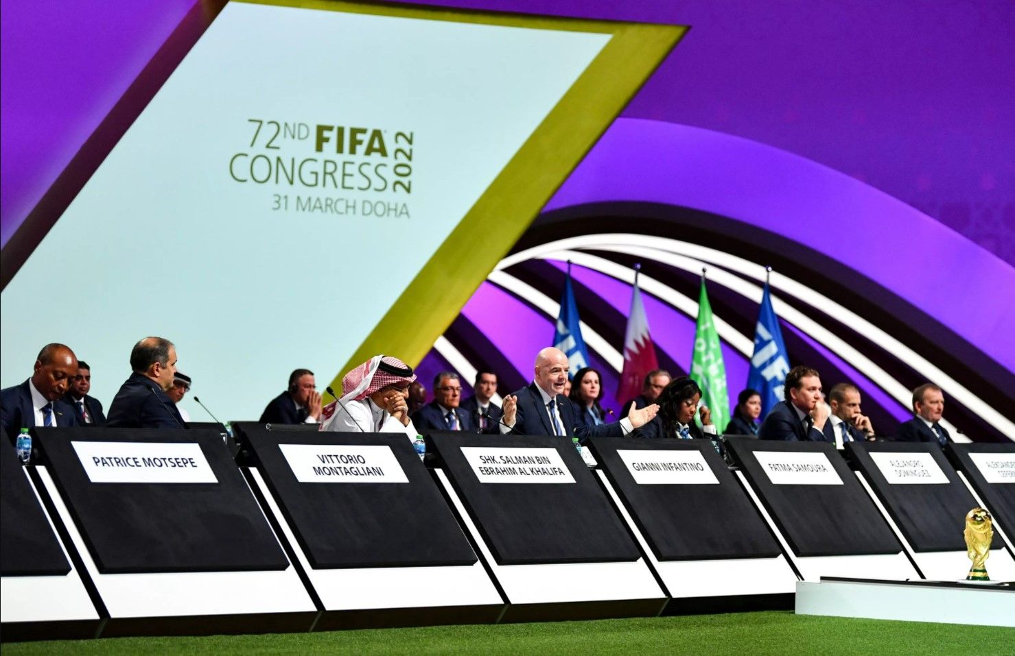 Infantino congreso Fifa 2022