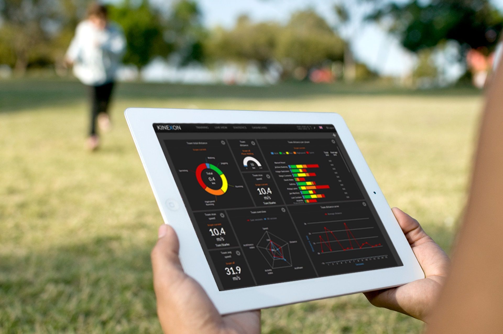 Tablet digital media kinexon