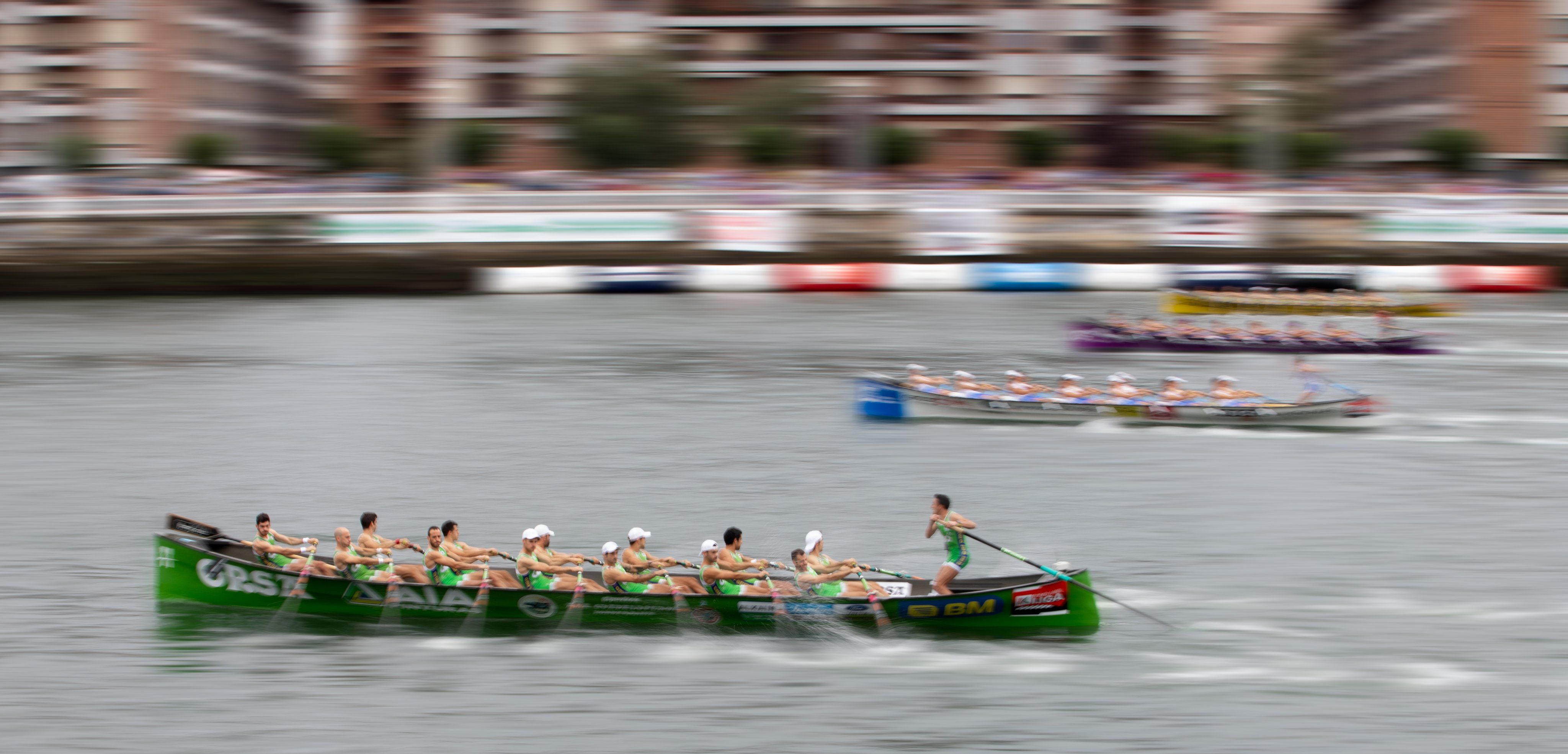Trainera de Hondarribia. Foto: Eusko Label Liga.
