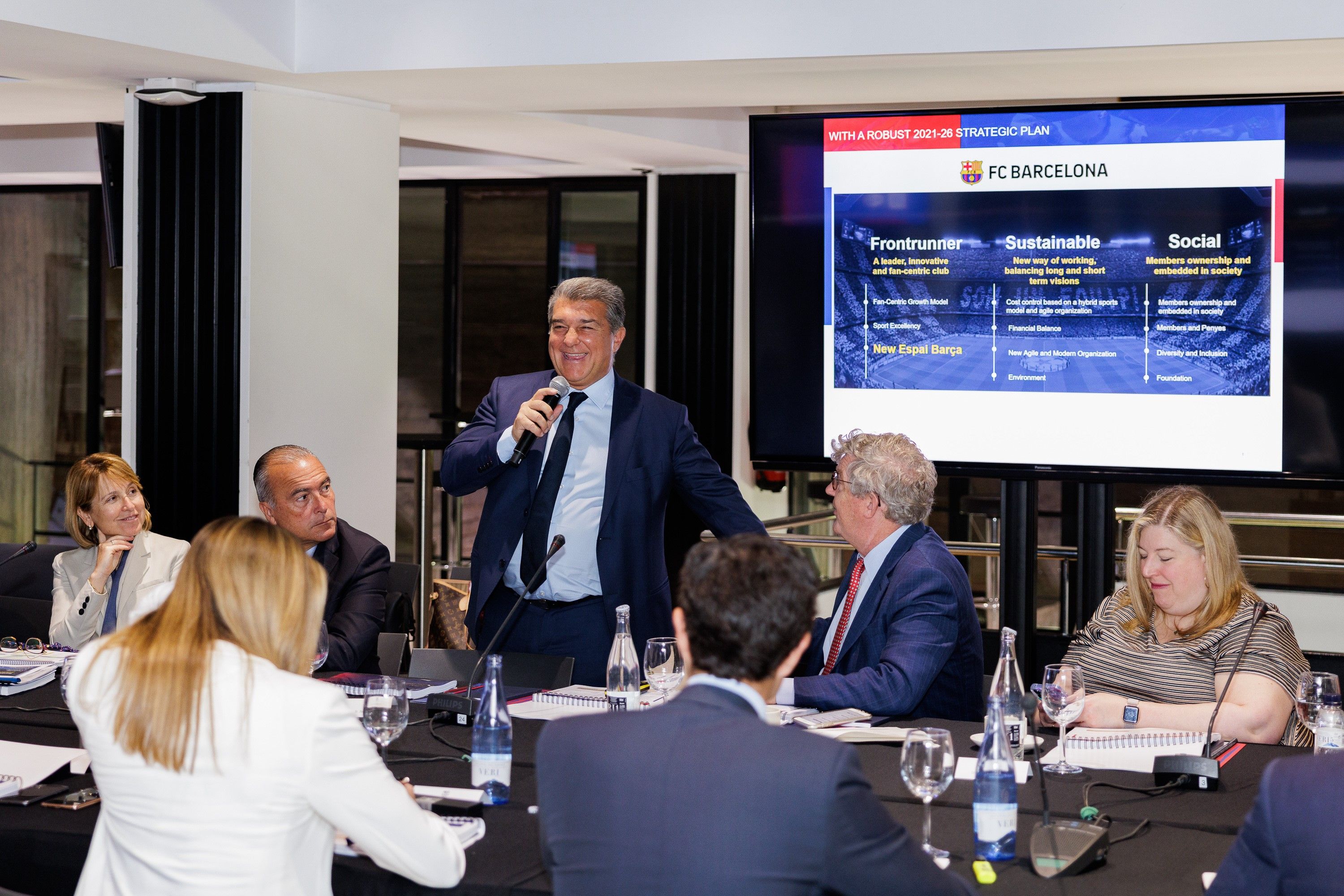 Espai Barça Laporta Goldman Sachs