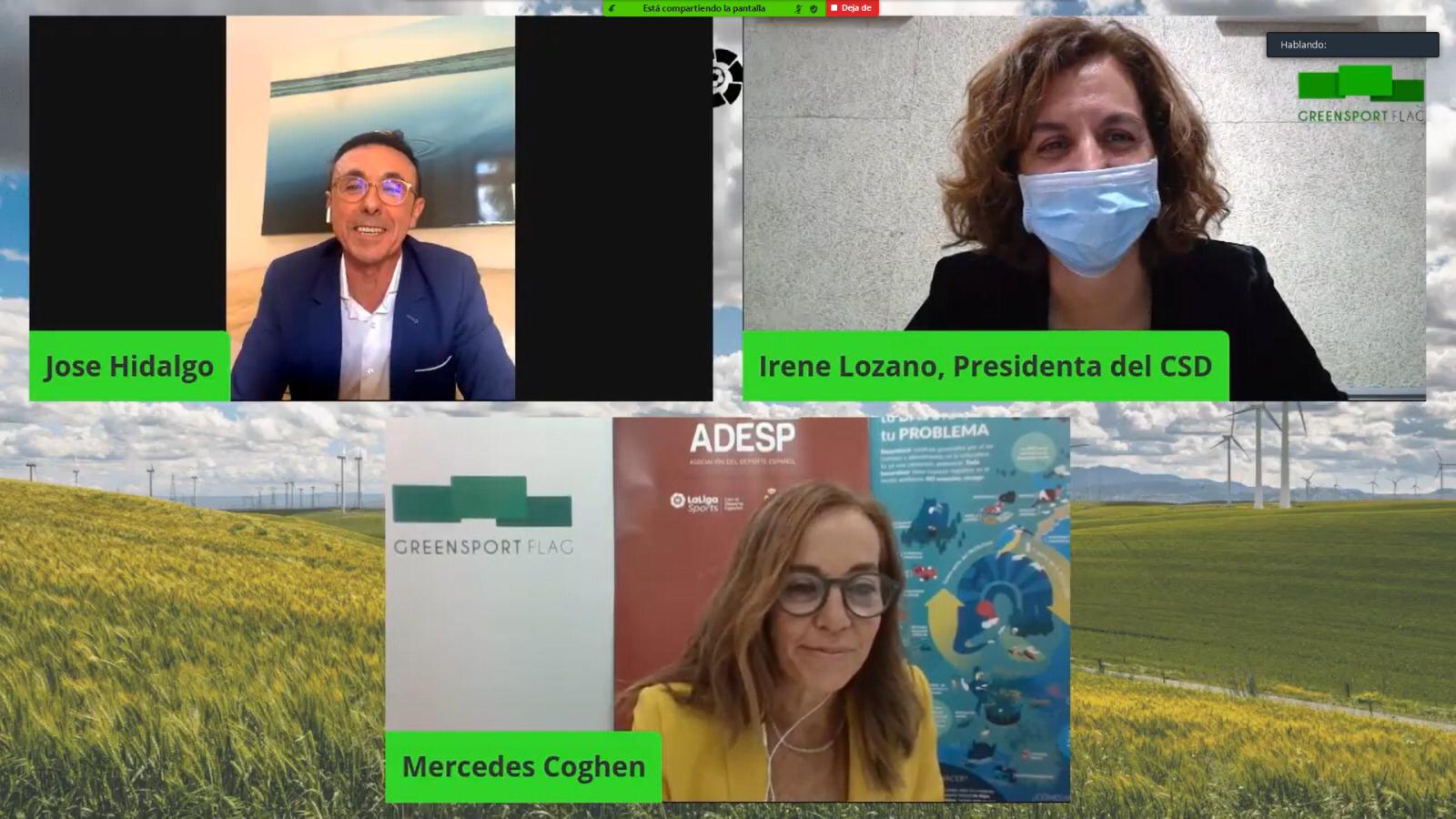 Irene Lozano en el I Foro Green Sport Flag (22.10.20)