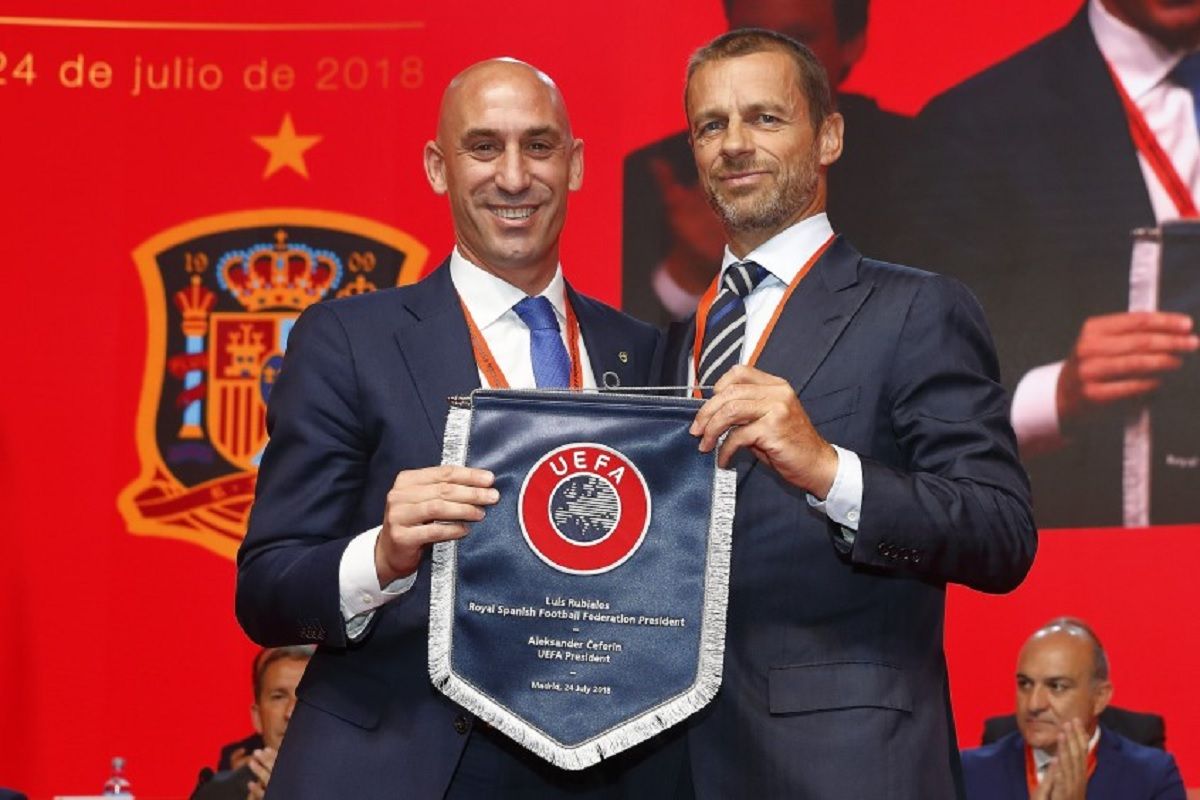 Rfef Rubiales Ceferin Uefa