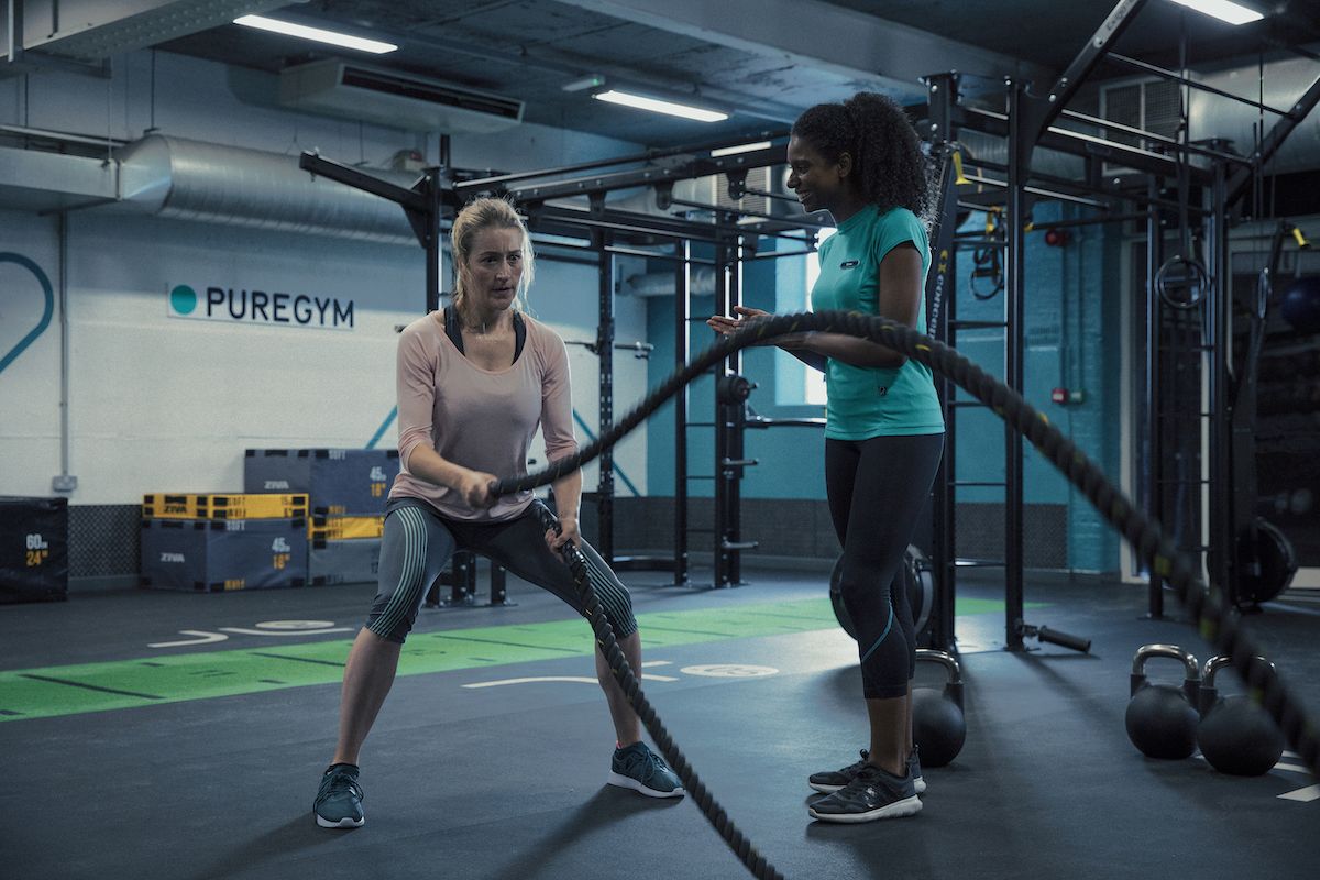 Fitness británico PureGym entrenamiento