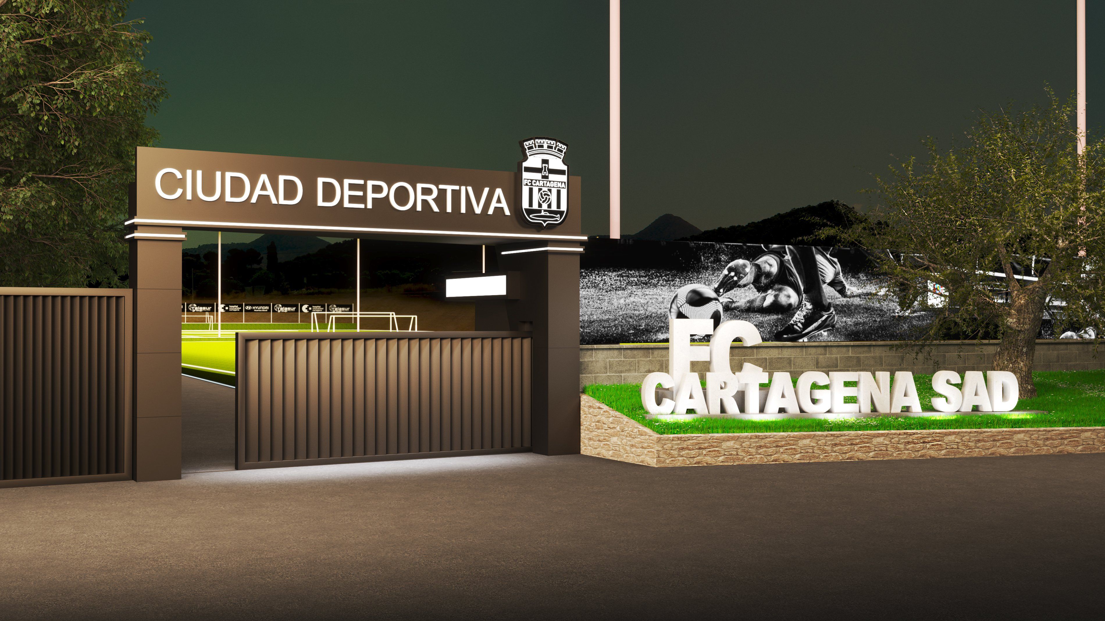 FC Cartagena ciudad deportiva render