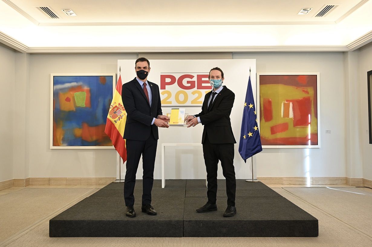 Pedro Sánchez y Pablo Iglesias. Fotografía de Borja Puig
