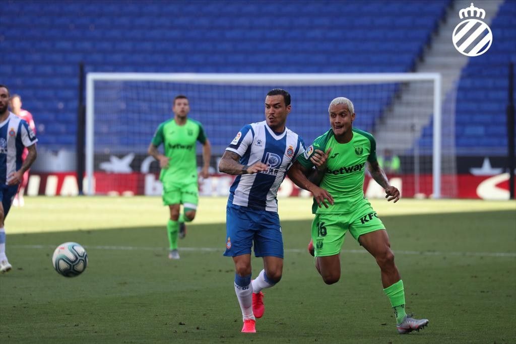 Espanyol y CD Leganés, dos de los equipos descendidos.