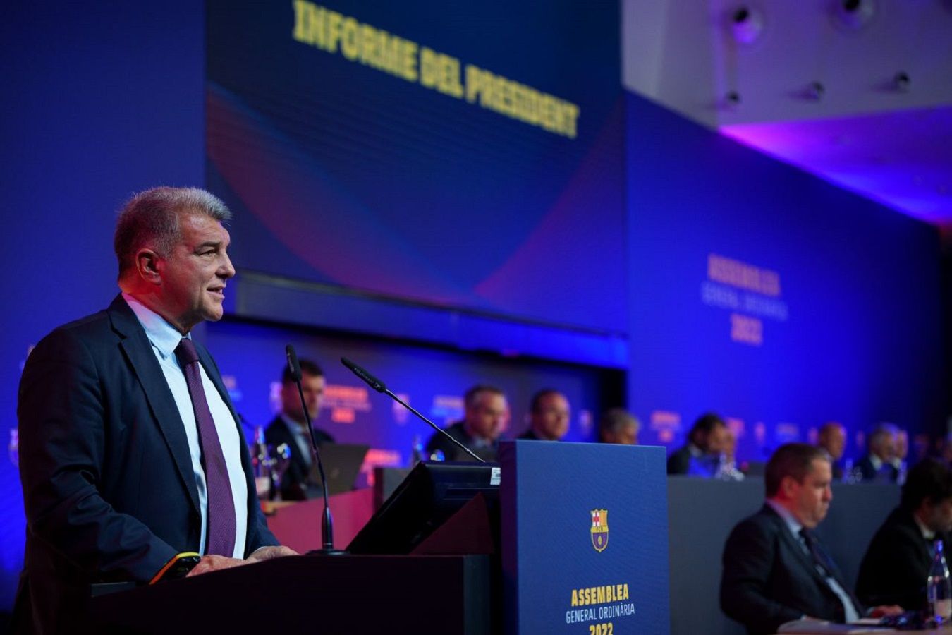 Laporta Asamblea FC Barcelona 2022