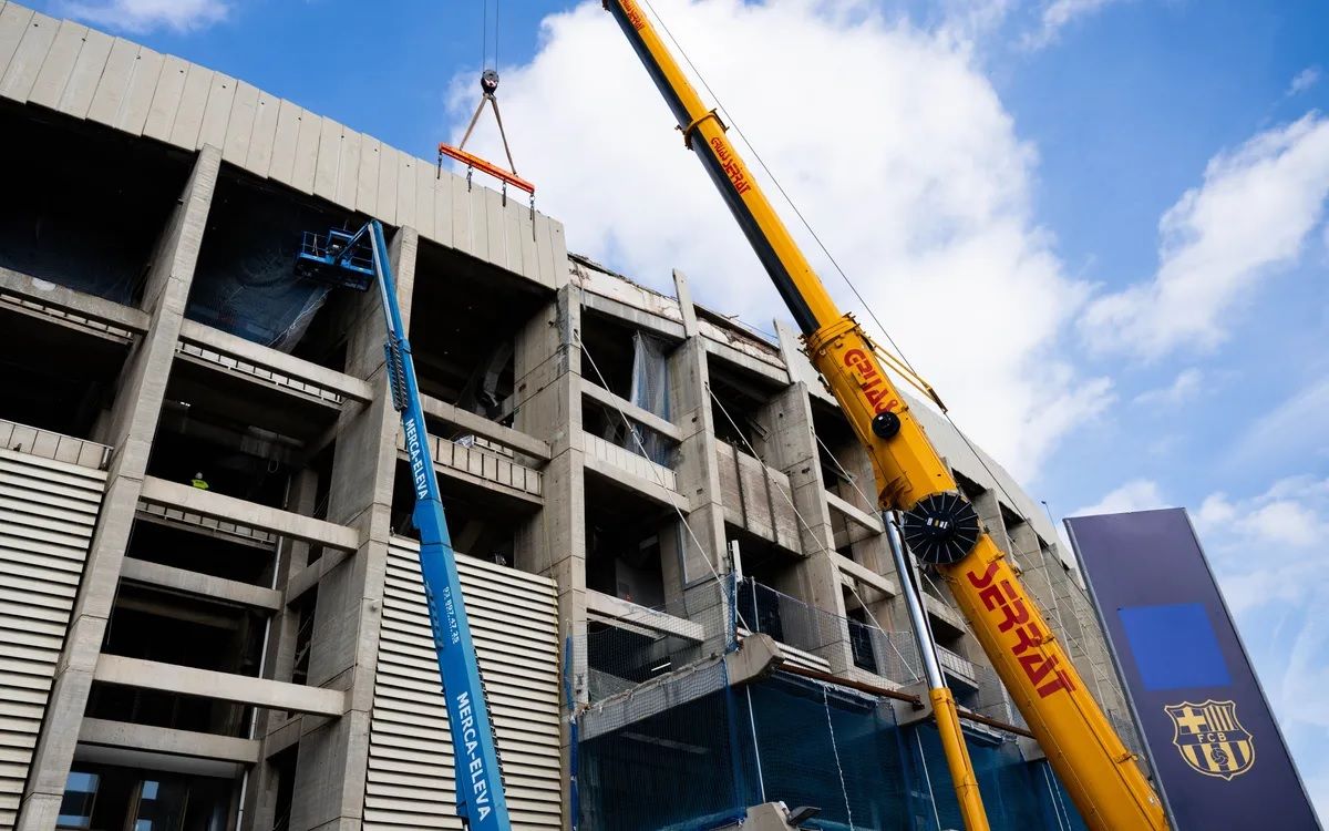 FC Barcelona Camp Nou obras gradería noviembre 2022