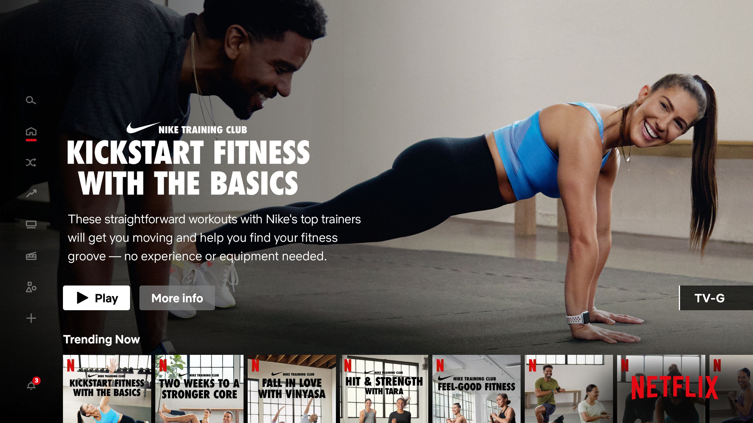 Médico interfaz Faceta Netflix irrumpe en el fitness: se alía con Nike para ofrecer su sistema de  entrenamiento en la OTT