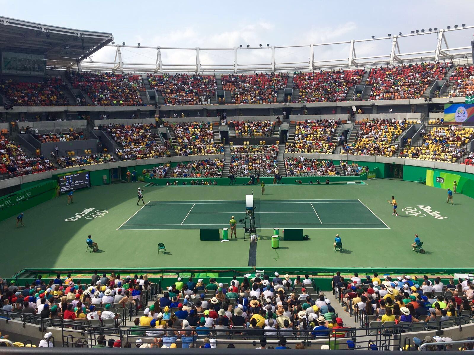 GreenSet Cushion   Olympic Tennis Rio 2016