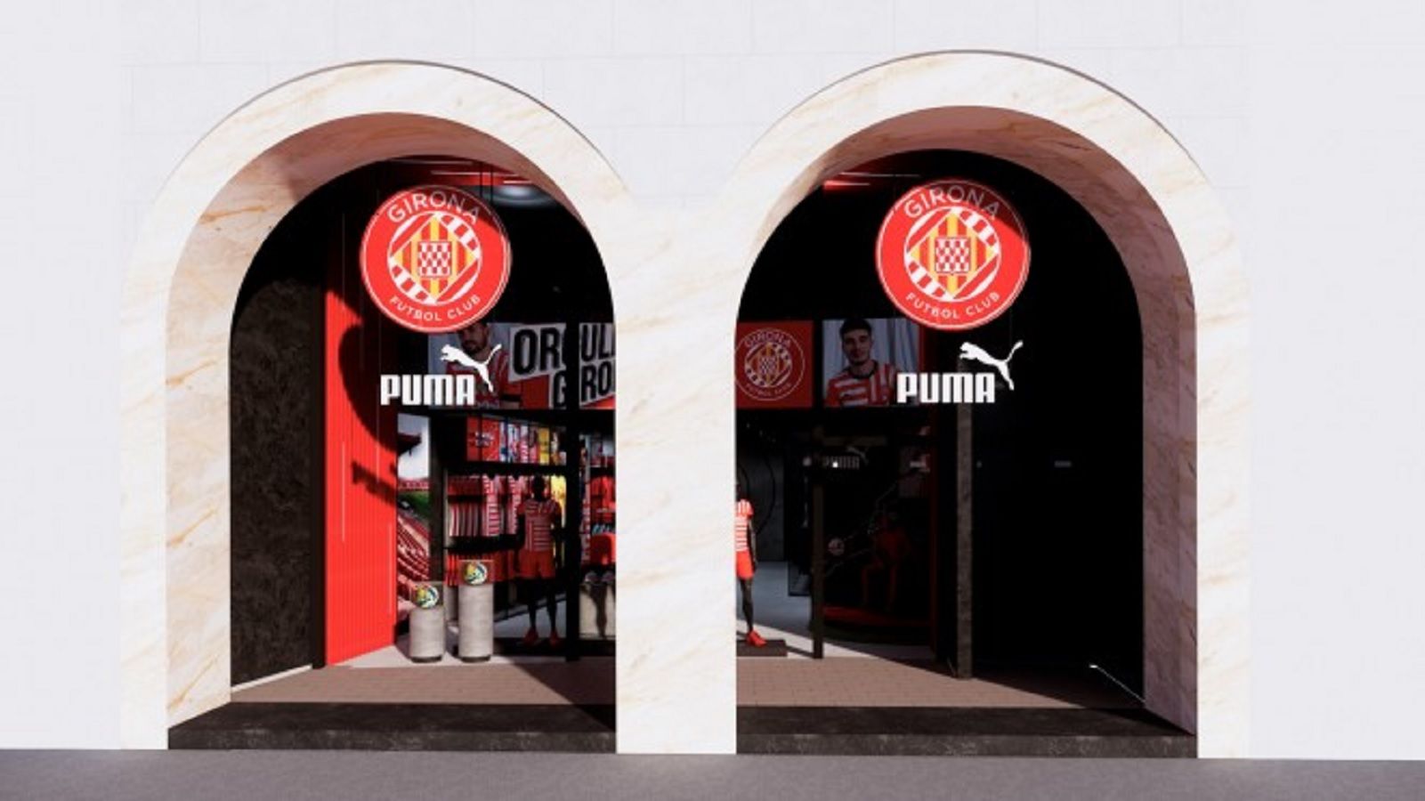 Girona FC tienda render 2023