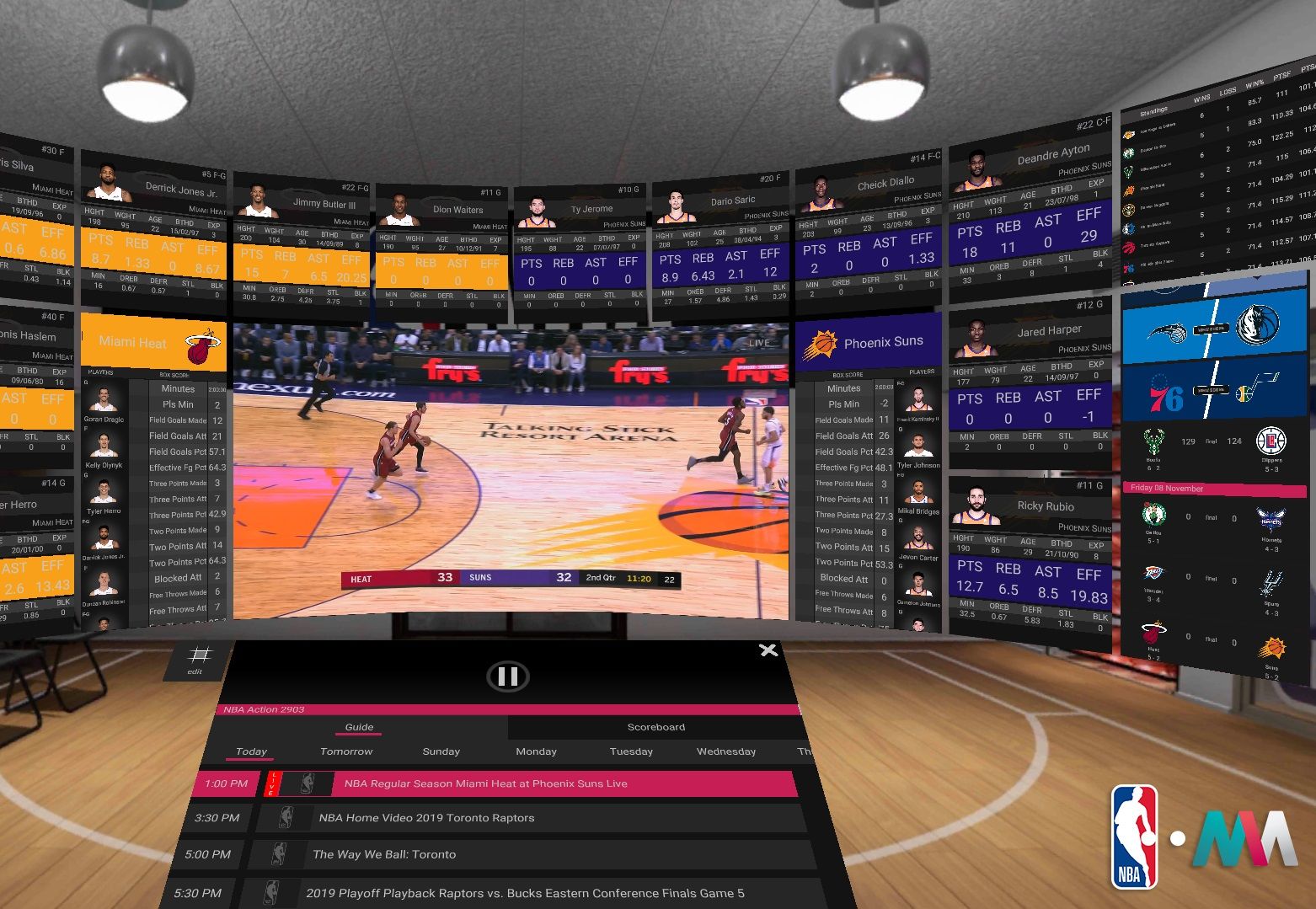 NBA Tecnología Inmersiva