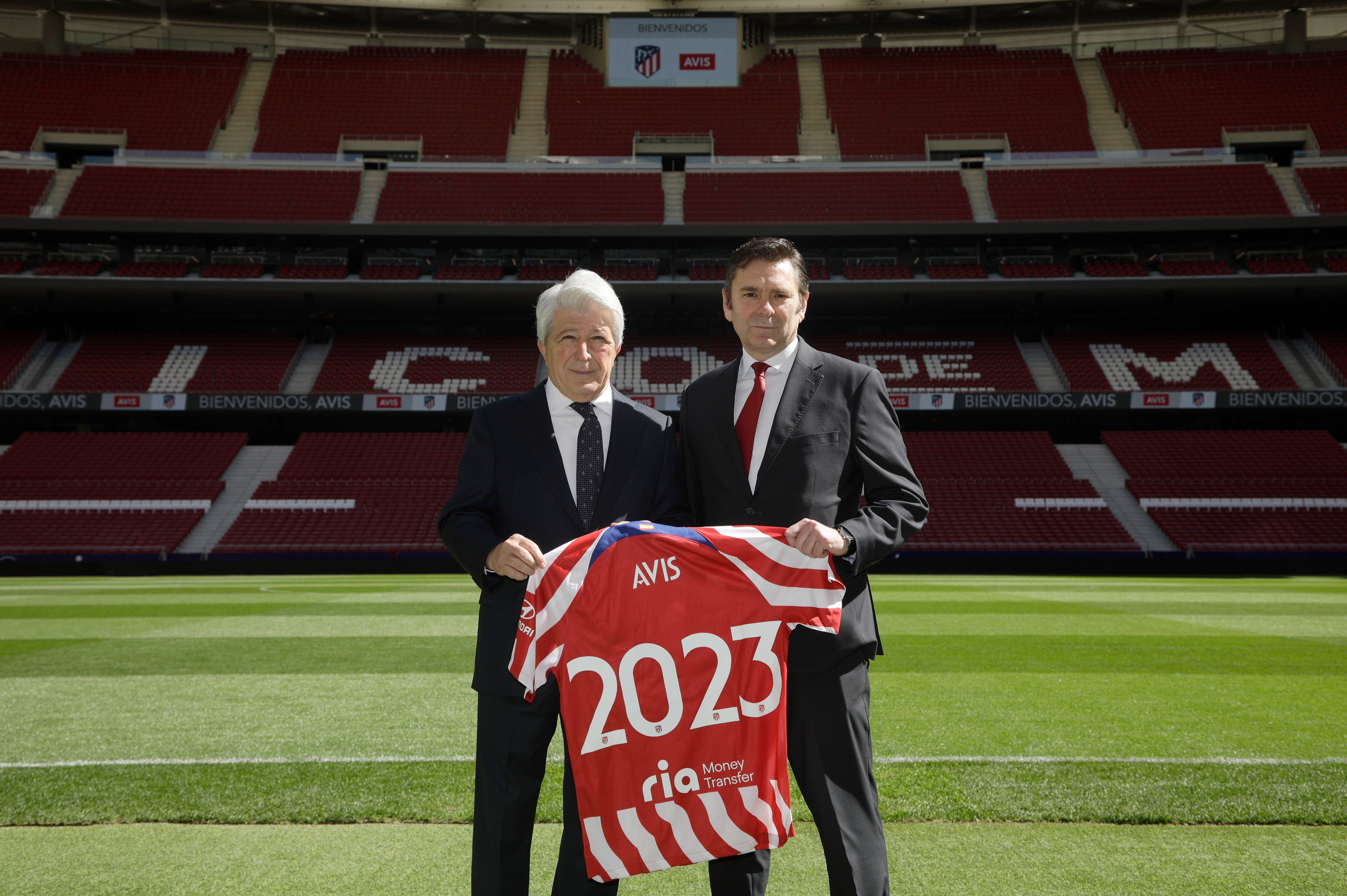 Atlético Madrid Avis patrocinio