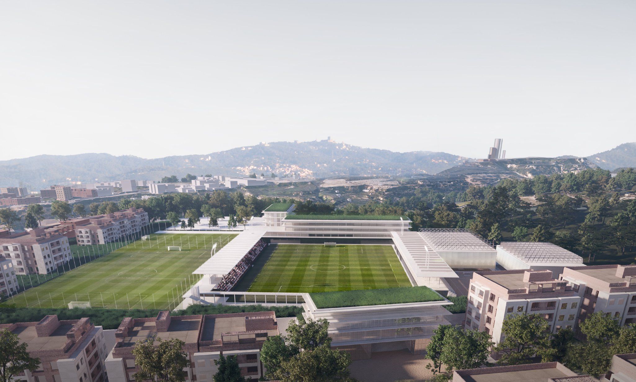 ciudad deportiva federacion catalana futbol sant feliu