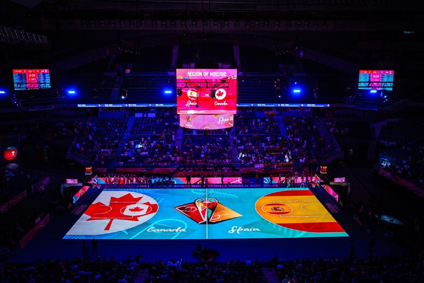 Fiba pista luces LED
