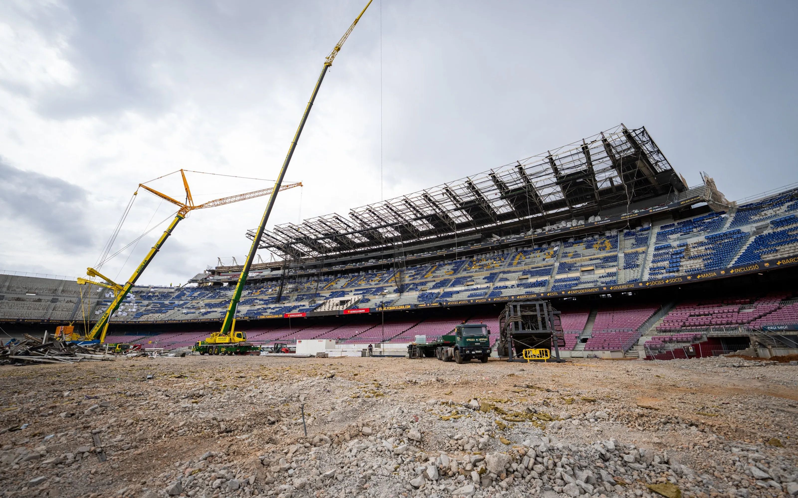 Obras Camp Nou FC Barcelona Barça Agosto 2023
