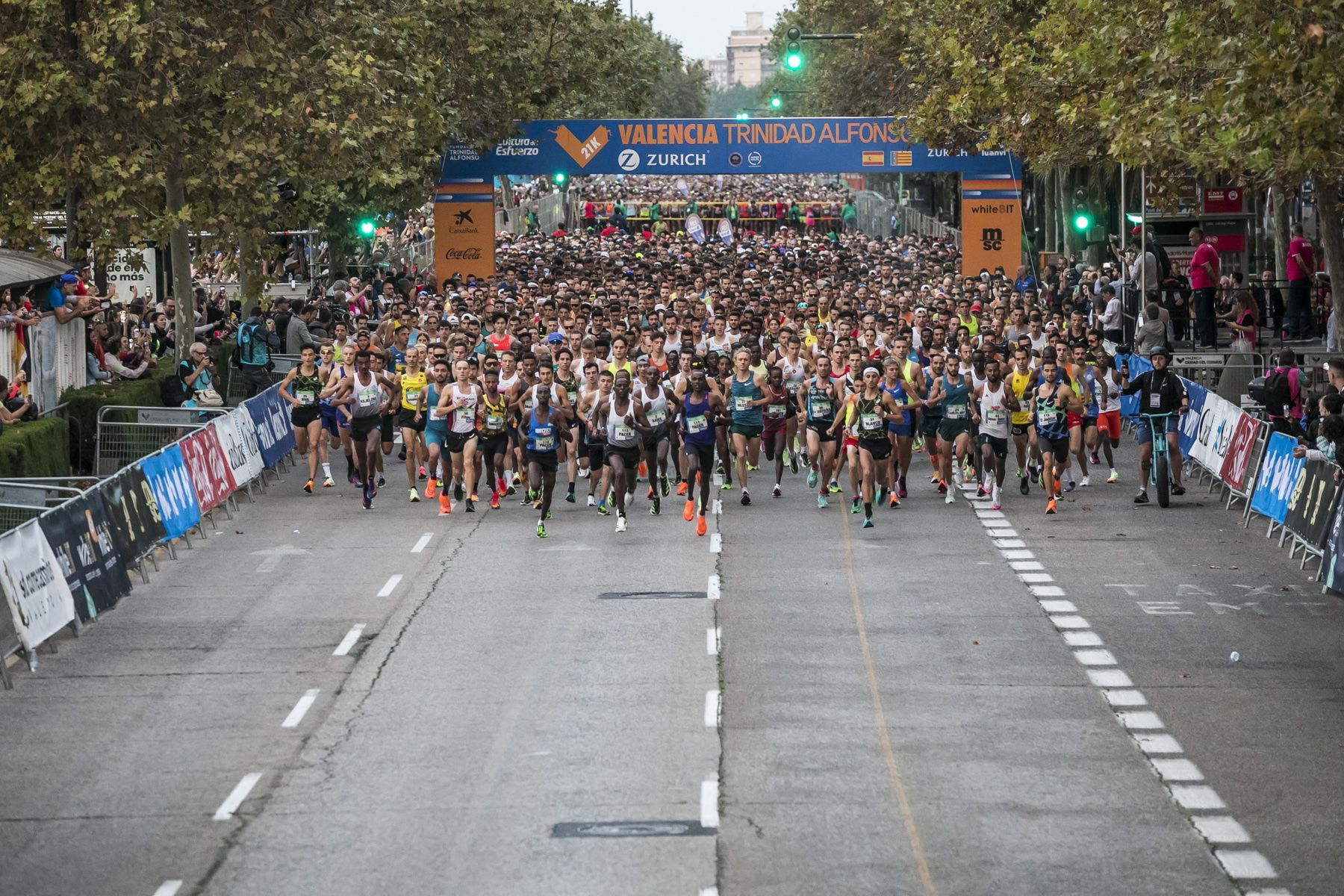 Medio Maratón Valencia 2022 plátano