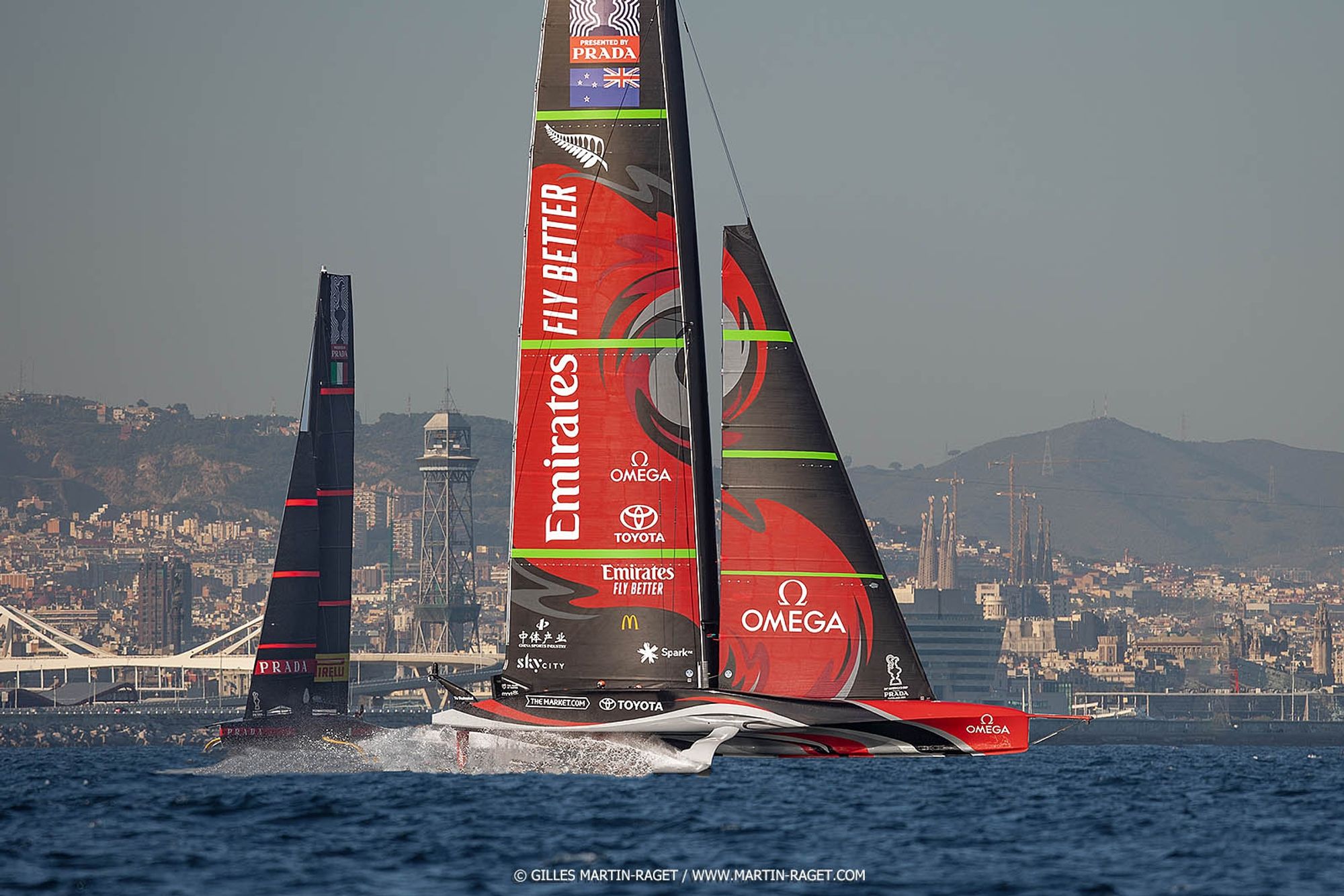 Copa América de vela en Barcelona