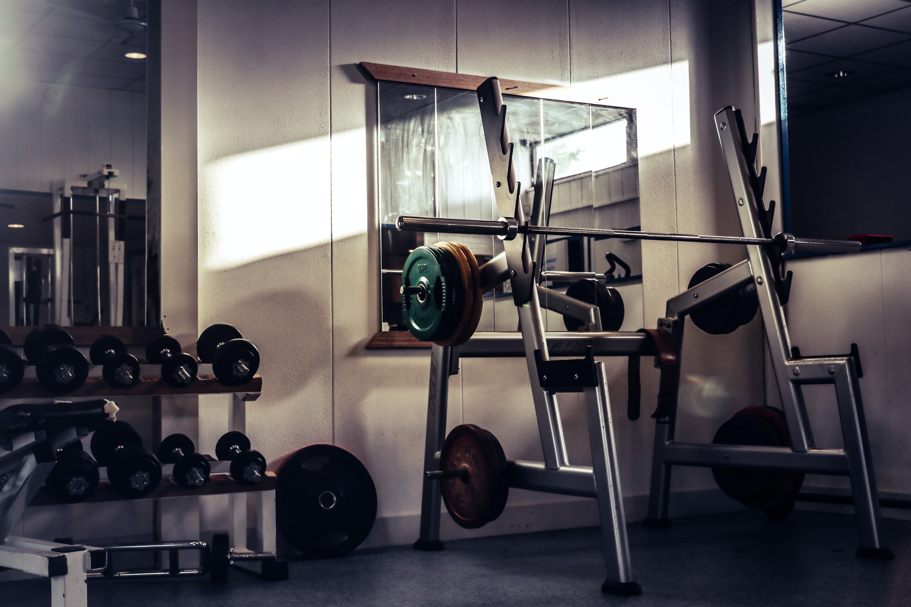 Interior de una instalación deportiva.