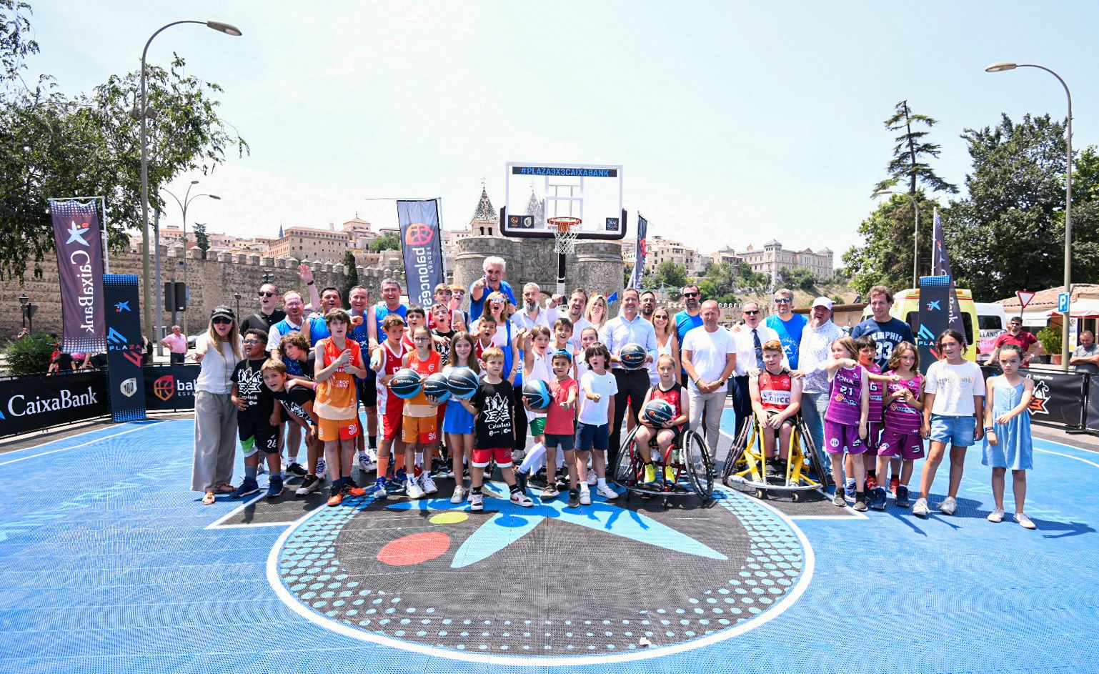Foto cierre Plaza 3x3 CaixaBank