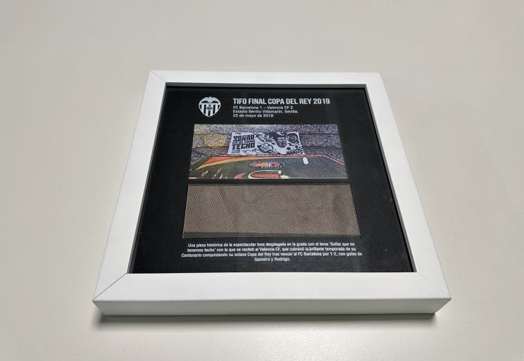 Cuadro conmemorativo tifo Valencia CF