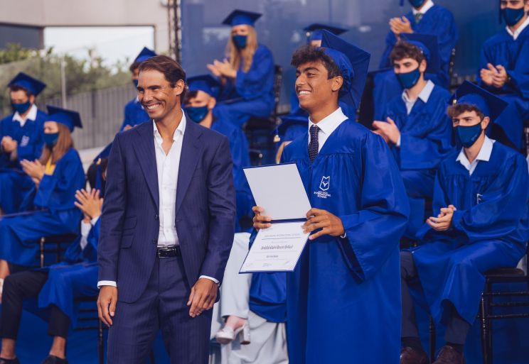 Abdullah Shelbayh, que disputó las Next Gen ATP Finals del año pasado, se ha formado en la Rafa Nadal Academy by Movistar