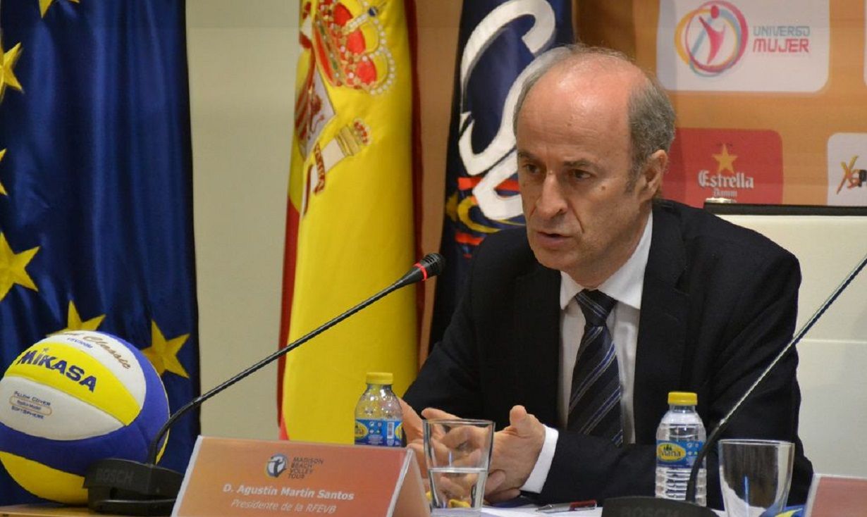 federación voleibol presidente martín santos