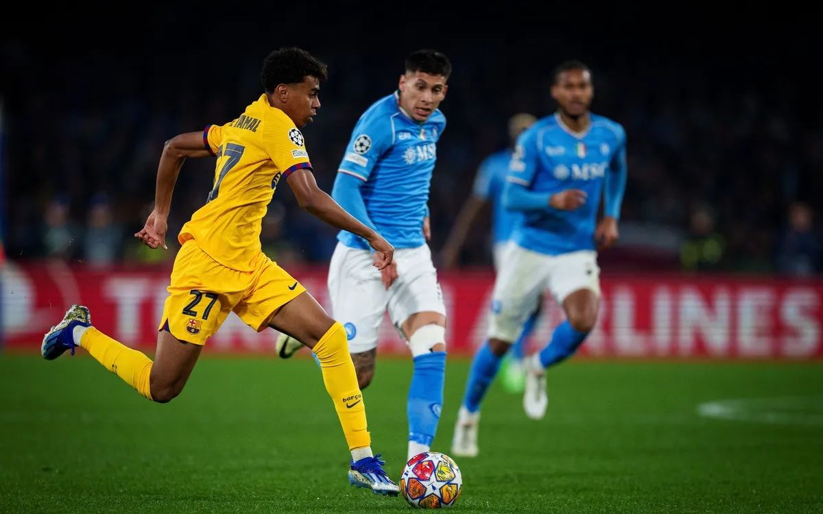 FC Barcelona Barça Nápoles Lamine Yamal Champions 2024