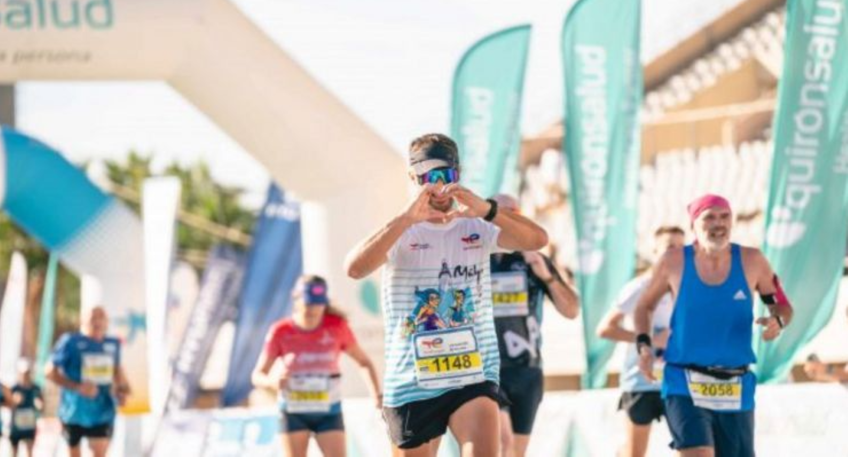 Quirónsalud healthcare partner del medio maraton de malaga 2024