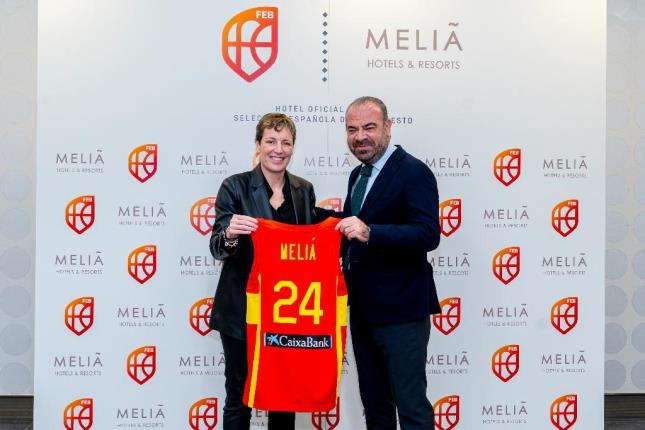 Meliá colaborador de la FEB