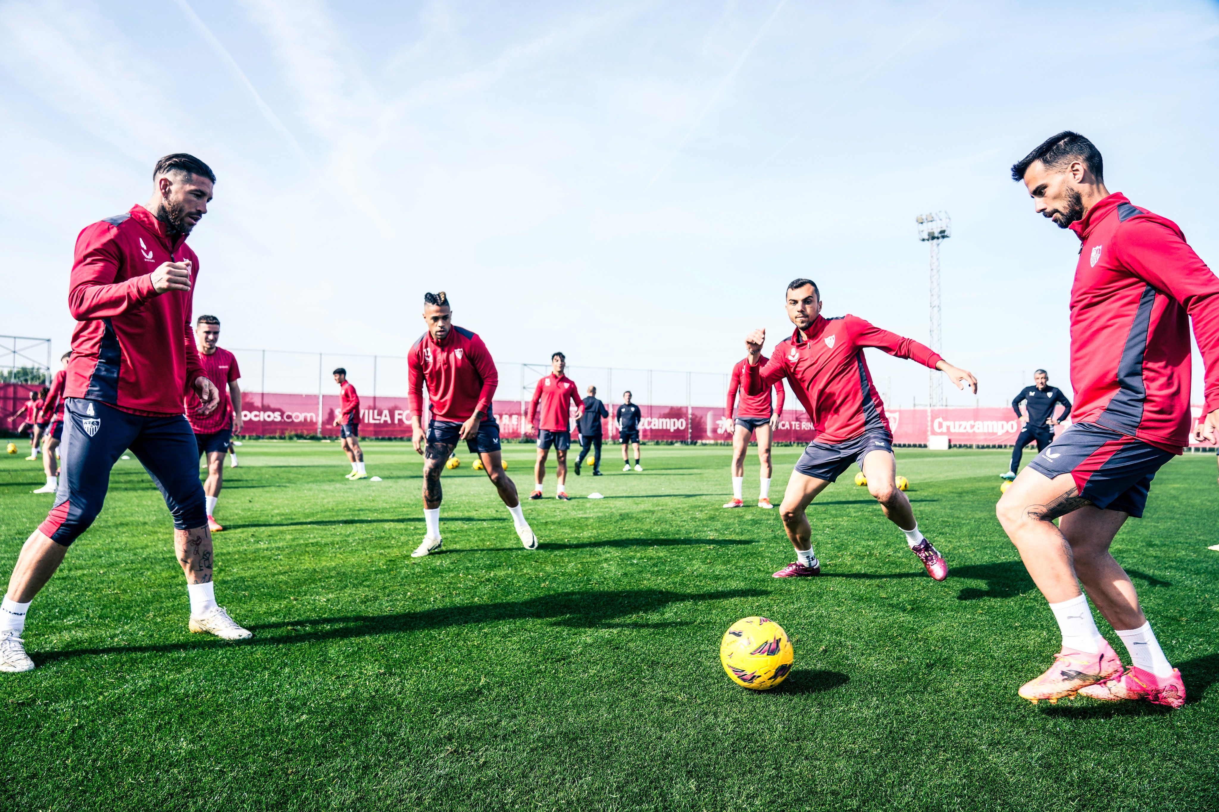 Sevilla FC entrenamiento 2023 2024