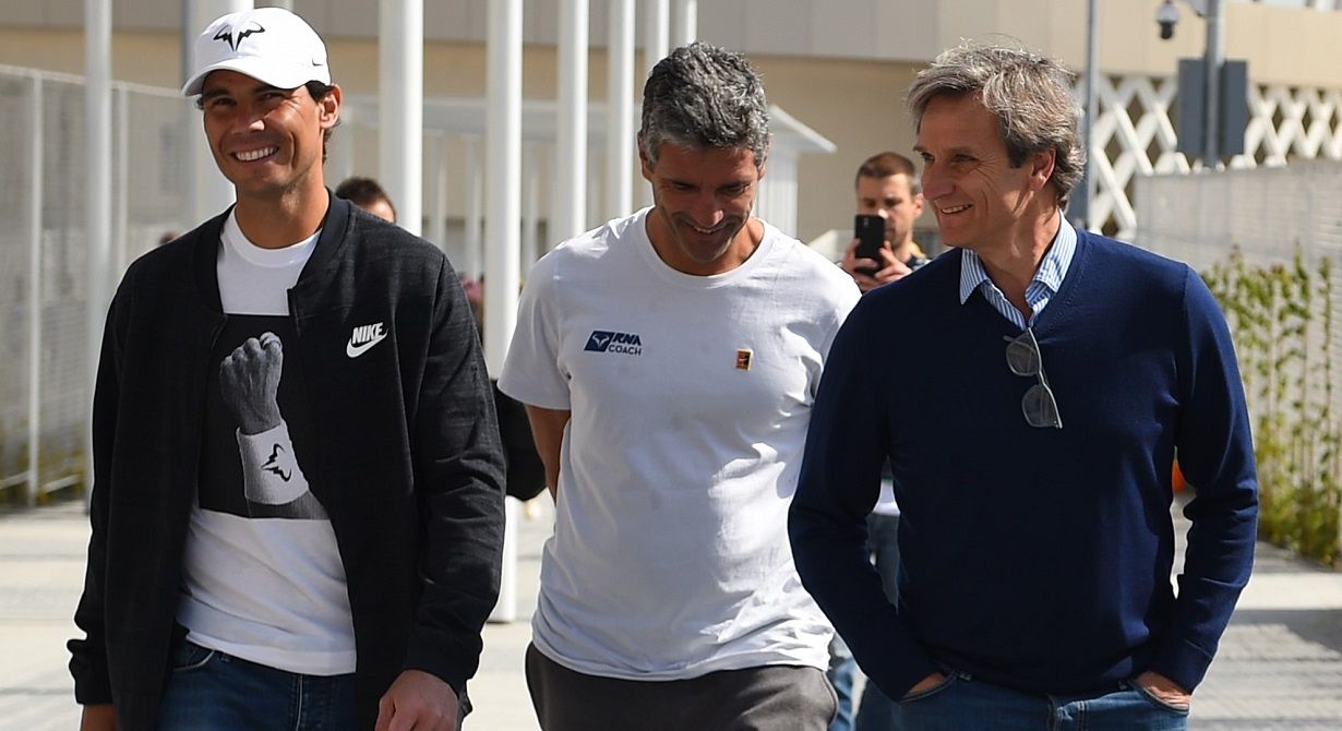 Carlos Costa en la Rafa Nadal Academy Kuwait 2