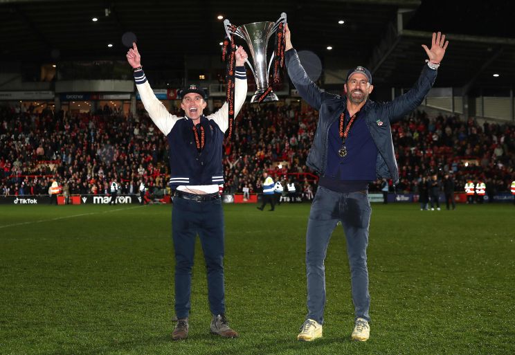 Ryan Reynolds Rob McElhenney Wrexham 2024