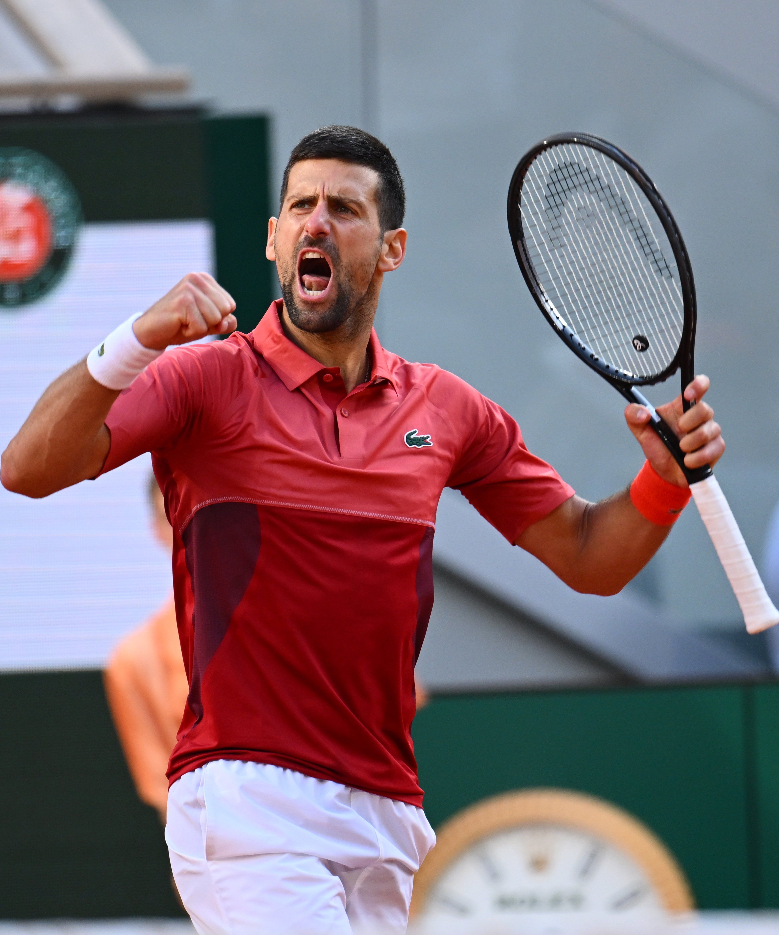 djokovic lacoste roland garros