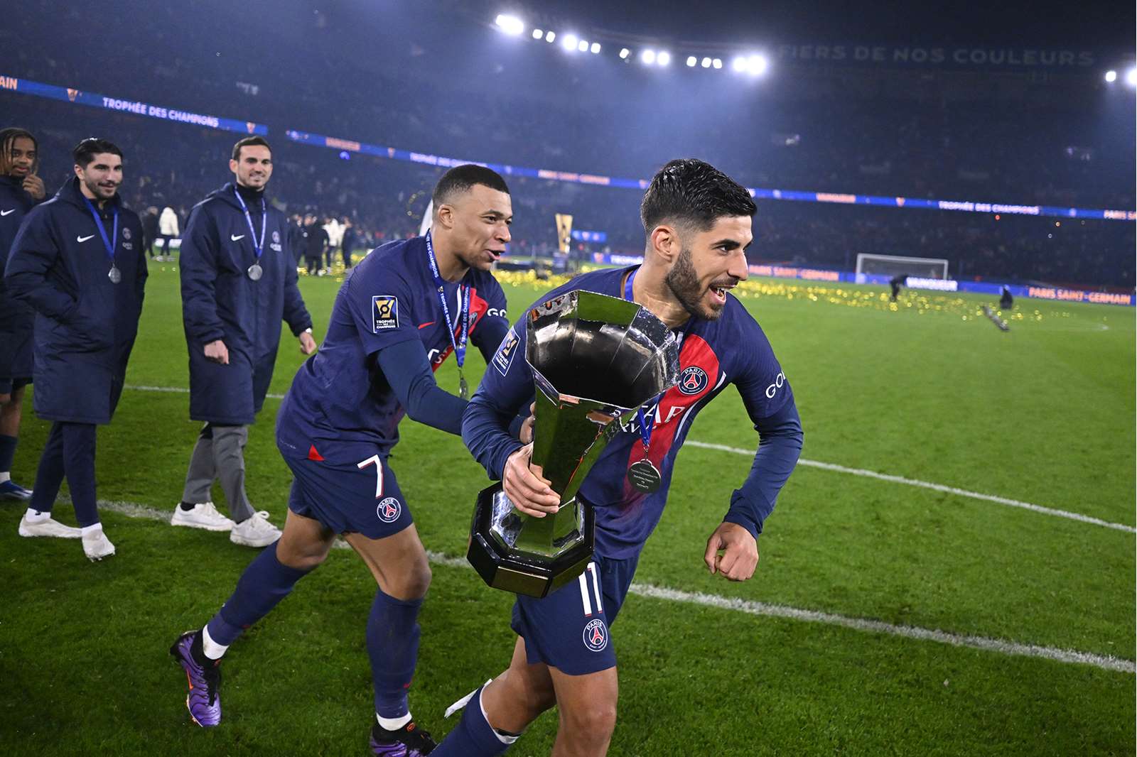 PSG Supercopa Francia 2023 Asensio Mbappe