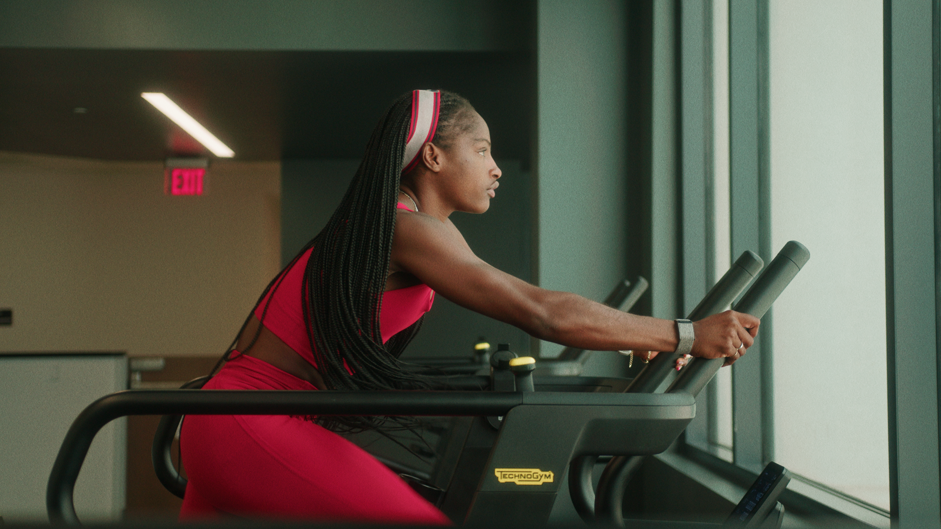 Twanisha Tee Terry technogym 2