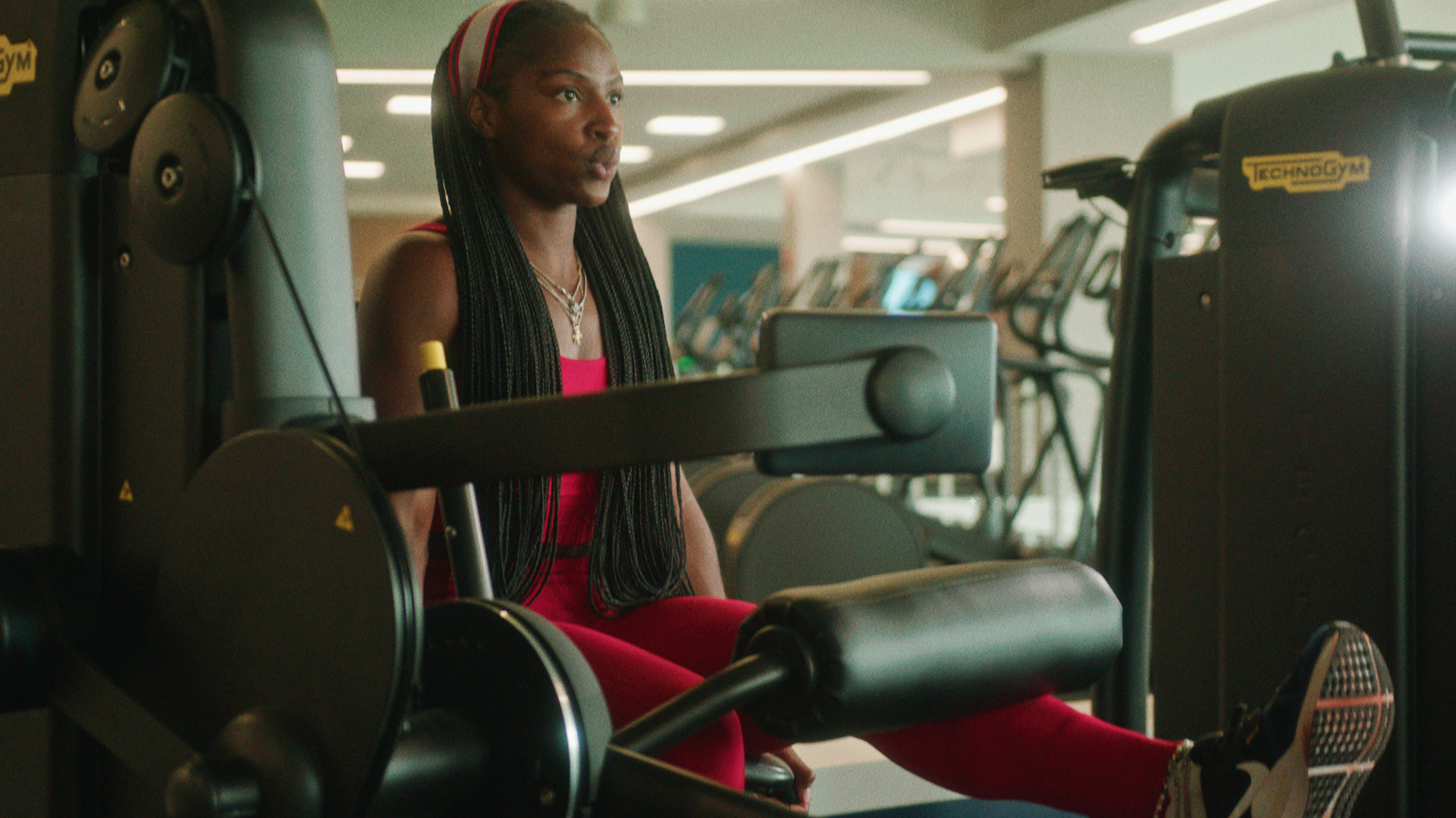 Twanisha Tee Terry technogym 1